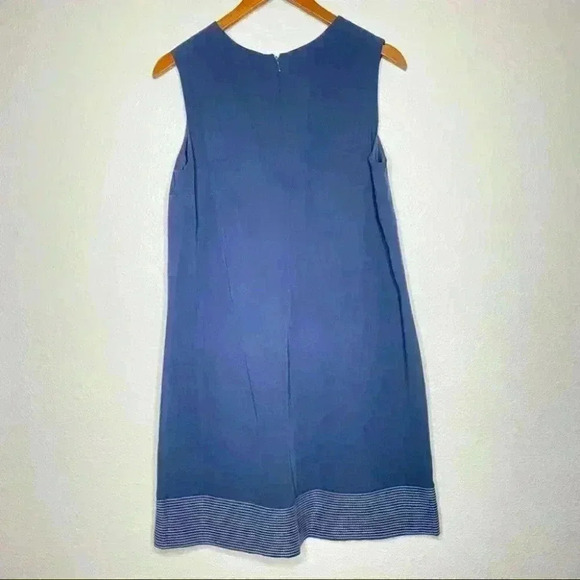 Next Navy and White Shift Dress with Pockets Size 8 US Size 12 UK - Picture 6 of 6